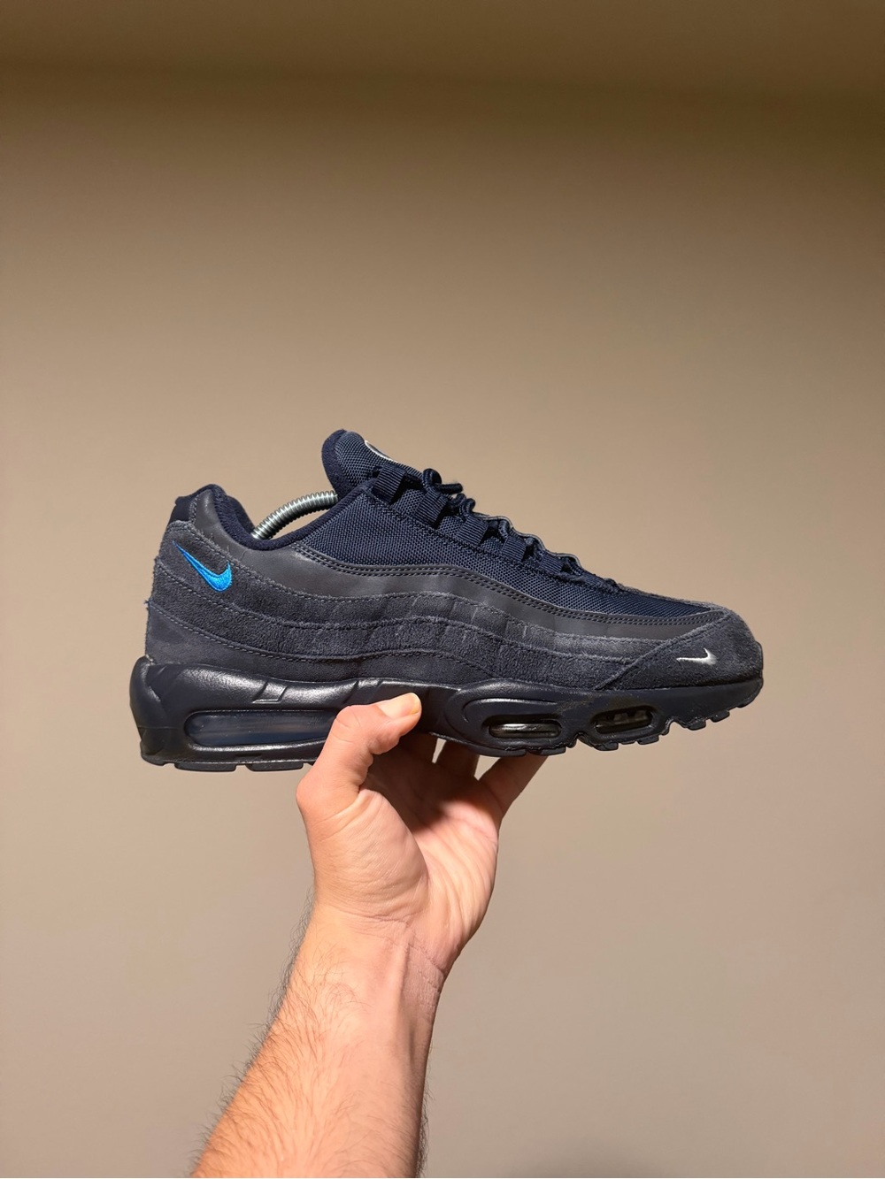 Nike Air Max 95 ‘Obsidian’ Men’s Low Top Mesh Sneakers Blue US 10 DO6704-400